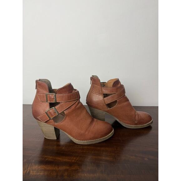 Maurice’s Women’s Western Boot Heel, Light Brown Size 8 - Picture 8 of 13